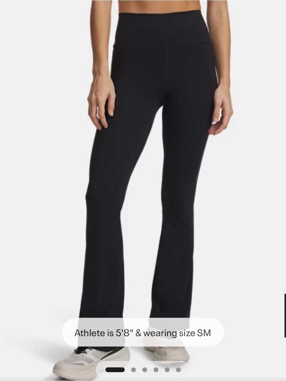 Under Armour Black High-Waist Flare Leggings